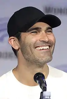 Tyler Hoechlin at the 2022 WonderCon in Anaheim, California.