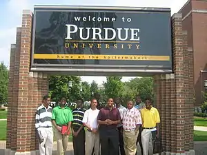 Urban Prep students visit Purdue University, 2011.