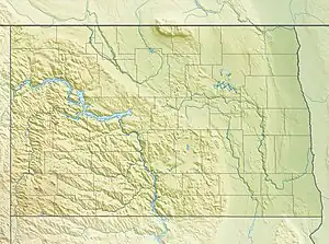 Lake Sakakawea is located in North Dakota