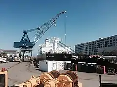 LCPL Roy M. Wheat in Drydock 3, Boston on 20 August 2015