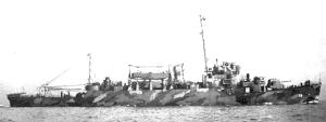 USS Barr (APD-39) shown after conversion to Auxiliary High Speed Transport