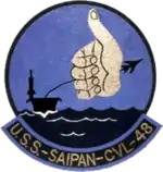 Insignia of USS Saipan