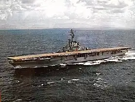 Valley Forge underway in 1964