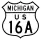 US Highway 16A marker