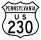 U.S. Route 230 Bypass marker