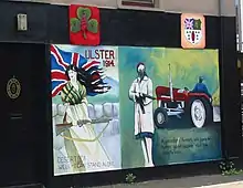 Ulster Volunteers mural in Belfast