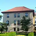 View of Morrill Hall from the north, University of Vermont, Jul 2015