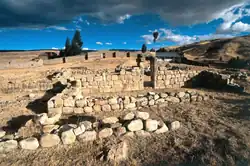 The archaeological site Uchkus Inkañan in the Yauli District