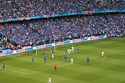 The 2008 UEFA Cup final in Manchester which Rangers contested