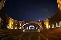 Uga Bay is a Pasikuda Hotel situated in Kalkudah Bay. Image portrays the entrance to hotel at night with clear skies, where star can be seen within the enclave.