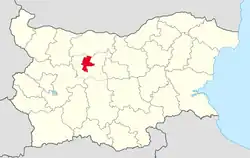 Ugarchin Municipality within Bulgaria and Lovech Province.