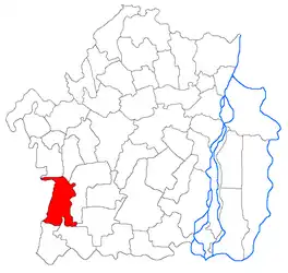 Location in Brăila County