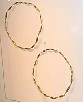 Bronze Age gold ribbon torcs, from near Ballyrashane, County Londonderry