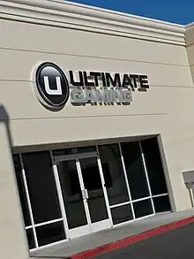 Vegas HQ for Ultimate Poker located at 3485 W. Harmon Ave