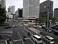 Western terminus of Route 1 in Umeda