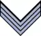 Union army Infantry Sergeant rank insignia