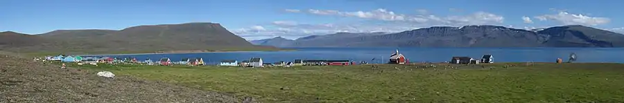 Panorama of Upernavik Kujalleq in the southern part of the archipelago