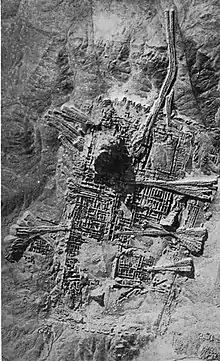 Image 15Aerial photograph shows the remains of the Sumerian city Ur, near Nasiriyah, Iraq. (from History of cities)