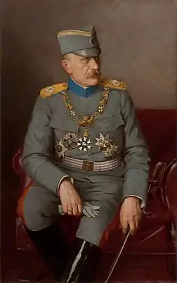 Star and collar of GCMG worn by Serbian Field Marshal Živojin Mišić