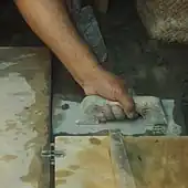 Picture of tiles above a kitchen stove