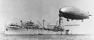 USS Shenandoah moored to the USS Patoka (AO-9)