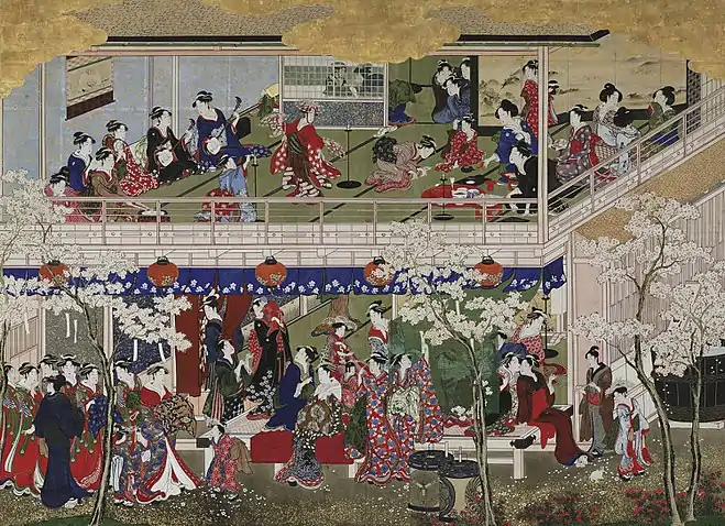 Yoshiwara no HanaUtamaro, c. 1788–91