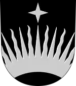 Polaris pictured in the coat of arms of Utsjoki[citation needed]