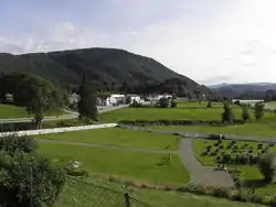 View of Uggdal showing the administrative buildings and others