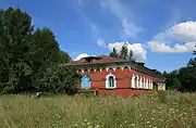 According to the scheme, the photographer who made that picture of the monastery cells stood right on the place of the heathen shrine