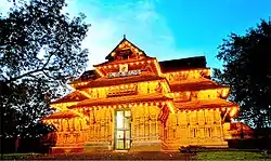 Vadakkumnathan Temple during the Maha Shivaratri festival