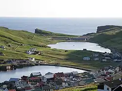 Vágur and Vágsfjørður, the lake Vatnið and Vágseiði