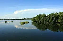 The lagoon at Valaichchennai