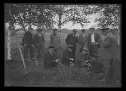 Valaste village boys playing cards (1913)