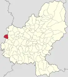 Location in Mureș County