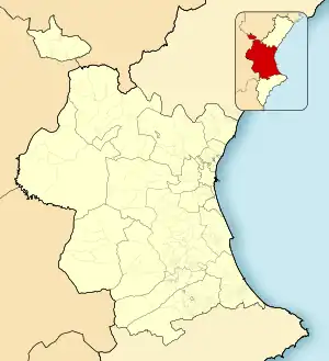 Sagunto is located in Province of Valencia