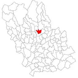 Location in Prahova County