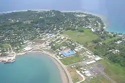 Vanimo town from the air