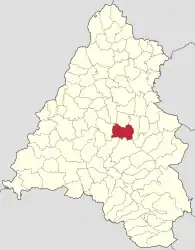 Location in Bihor County