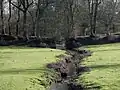 The Chemerette stream pass through an old path then flows in the Vaige river