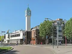 Veenendaal, tower in the street