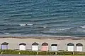 Beach changing room in Vejby, 2018