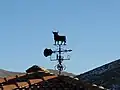 An Osborne bull weather vane