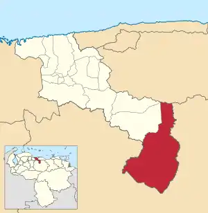 Location in Aragua