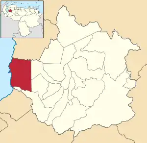 Location in Trujillo