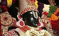  Dhruva Beram or the Moola Virat, main idol of the temple in Tirupati