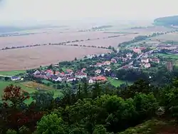 Točník from the Točník Castle