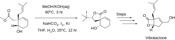 Iodolactonization