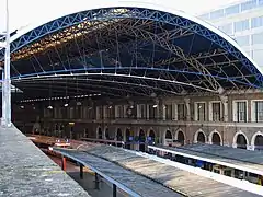 Train shed in Victoria Station, London (2006)