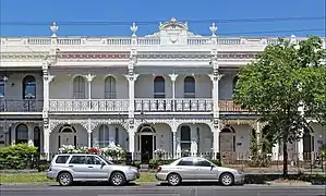 Victorian terrace on canterbury road, Middle Park