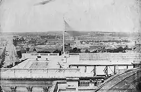 View north from United States Capitol taken on June 27, 1861 showing Swampoodle